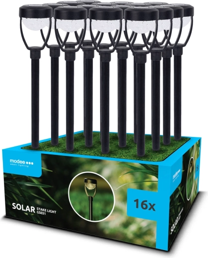 Modee saules dārza LED ieduramais gaismeklis GS031 40 cm