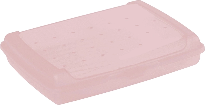 Luca click box mini rozā uzglabāšanas kārba 0,5 l