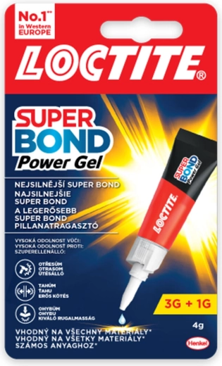 Sekunžu gēla līme Super Bond Power 4 g