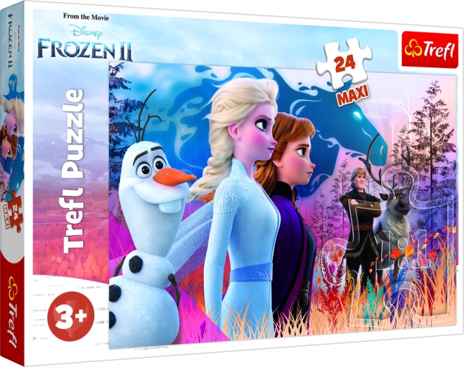 Puzzle MAXI 24 gabali FROZEN 2 – Maģiskais piedzīvojums