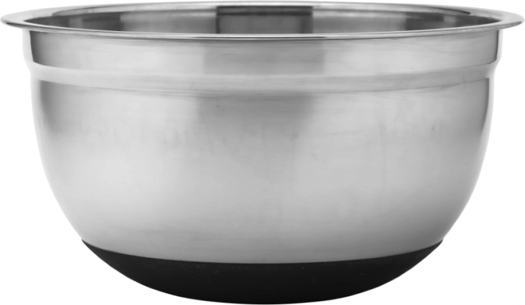 Altom Design nerūsējošā tērauda virtuves bļoda ar neslīdošu silikona pamatni 24 cm