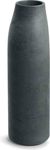 Augsts grafīta krāsas puķu pods Epocco 30 cm