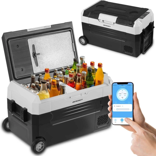 Kompresora ceļojumu ledusskapis BERDSEN Icemax 400, 32 l, melns