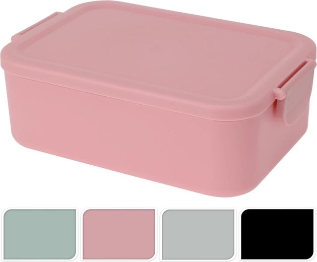 Snack box with click closure 20 × 14 × 7 cm, color mix