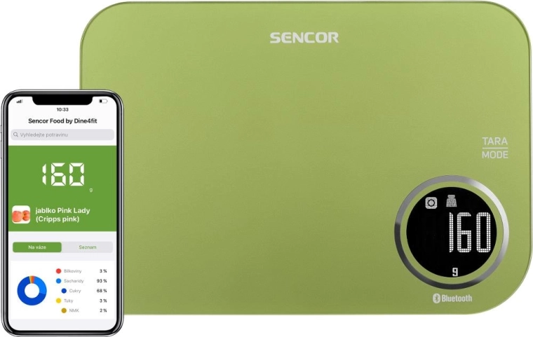 Sencor Smart Kitchen Scale with Bluetooth