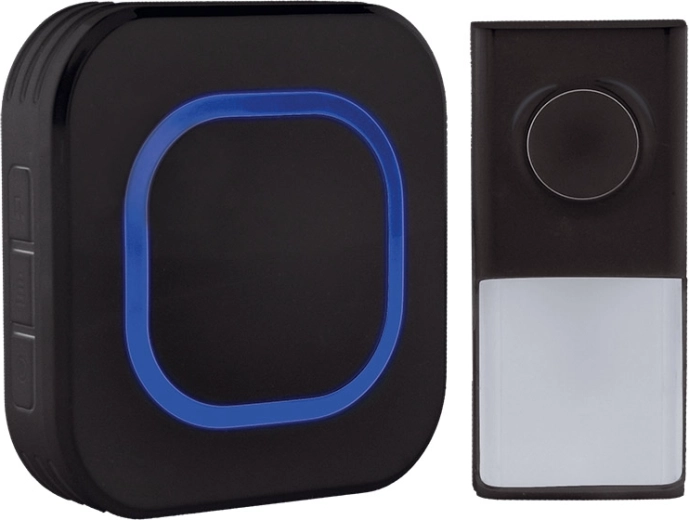 Solight wireless plug-in doorbell 250 m black with learning code