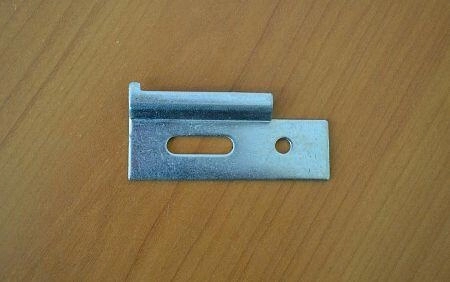 Hanger for leveling rod for hanging L-shaped kitchen unit, steel