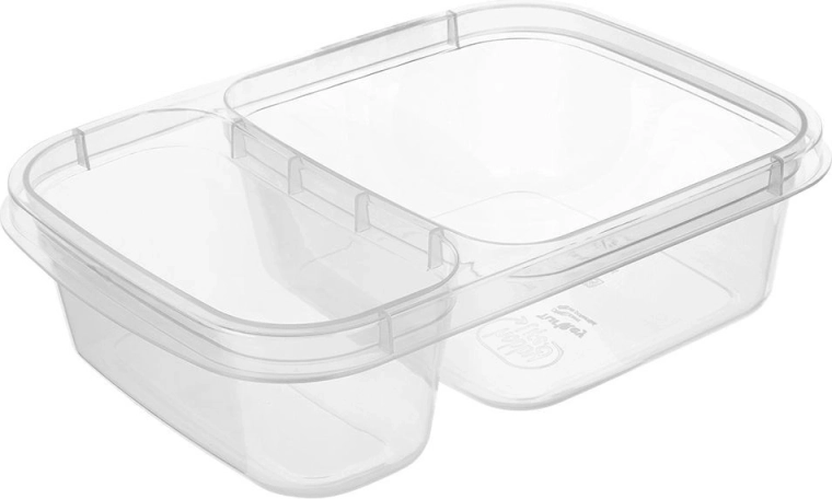 Secure lid and transparent body