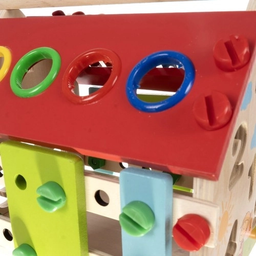 DIY salikšana ar skrūvēm un instrumentiem iepakojumā