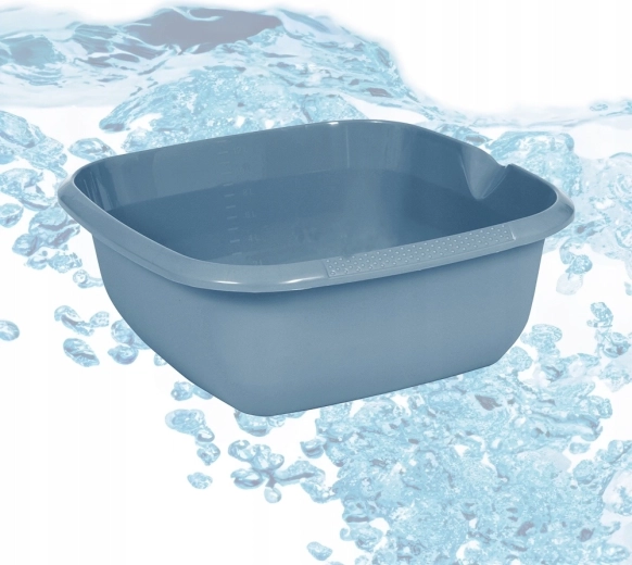 Square Bowl with Pour Spout Nordic Blue 13 L (38 × 38 cm)