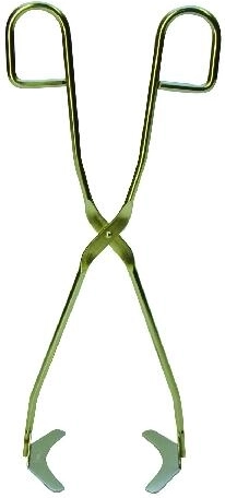 Stainless steel tongs for removing canning jars