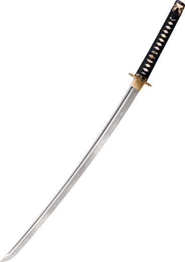 Cold Steel Tachi katana no Damaskas tērauda, 76,2 cm, lakota koka maksts