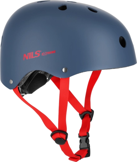 NILS Extreme helmet for skating and cycling, blue – M (55–58 cm)