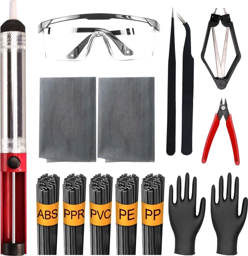 Five types of material for plastic repairs
