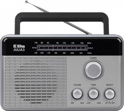 Radio Julia 3 sudraba krāsā