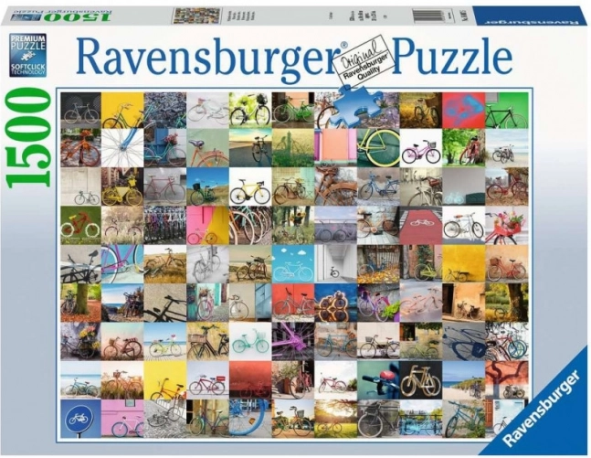 Ravensburger puzle 99 velosipēdi 1500 gabaliņi