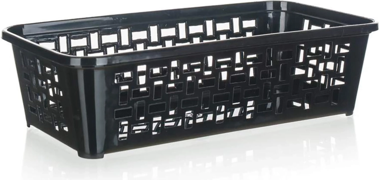 Plastmasas organizēšanas groziņš 19 × 9,7 × 5 cm, krāsu mikss
