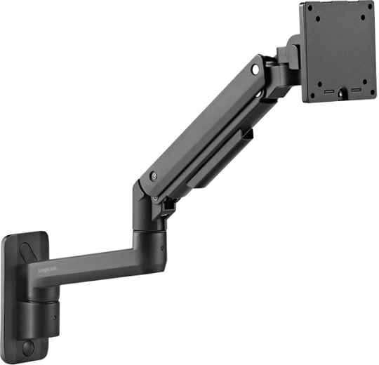 LogiLink wall-mounted monitor arm for 17–49-inch monitors up to 20 kg