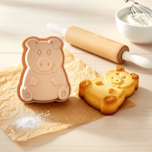 Striking 3D pig shape