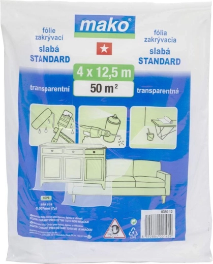 HDPE pārklāšanas plēve 4 × 12,5 m, 7 µm