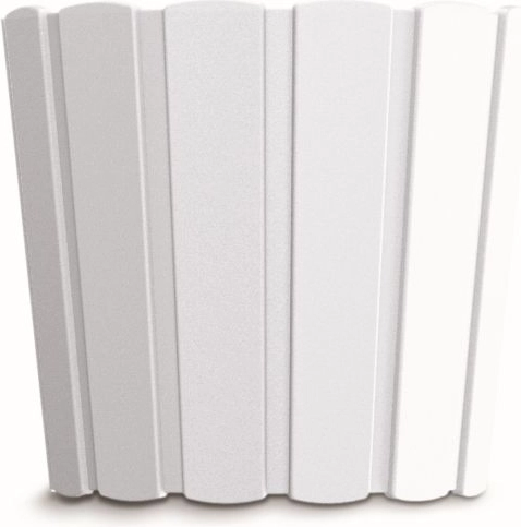 Plastmasas puķu pods Boardee Basic 19,9 cm – balts
