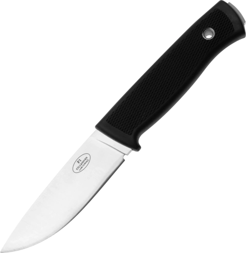 Fällkniven F1nZ āra nazis 10 cm, satin, melns, Thermorun, Zytel maksts