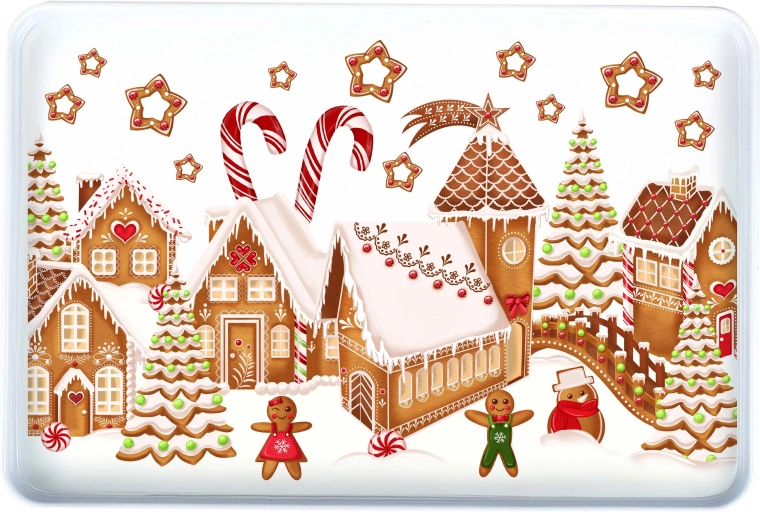 Gingerbread Village Serving Tray