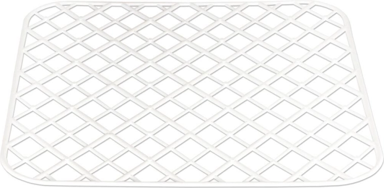 Ieliktnis izlietnei 33 × 33 cm – plastmasas neslīdošs režģis, krāsu mikss