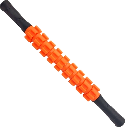 Merco masāžas rehabilitācijas stienis Roller Stick 47,5 cm oranžs