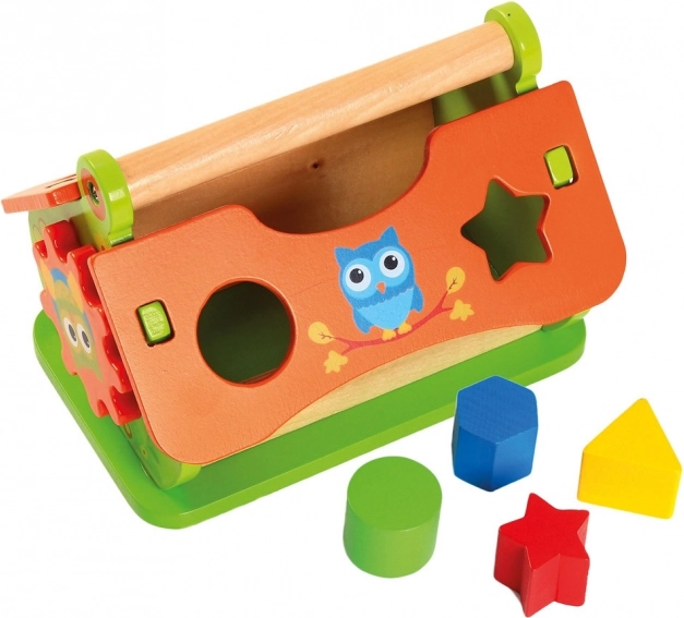 Wooden House Shape Sorter Bino