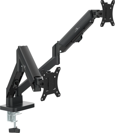 Divkāršs monitoru turētājs 17–32" ar gāzes atsperi MACLEAN MC-134 (2–10 kg)