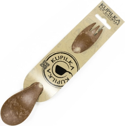 Kupilka spork 20,5 cm brūns – dakšiņa un karote vienā