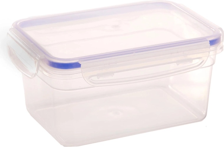 Plastmasas pārtikas trauks Cadenza, taisnstūrveida, 1,1 l, ar klikšķa aizdari
