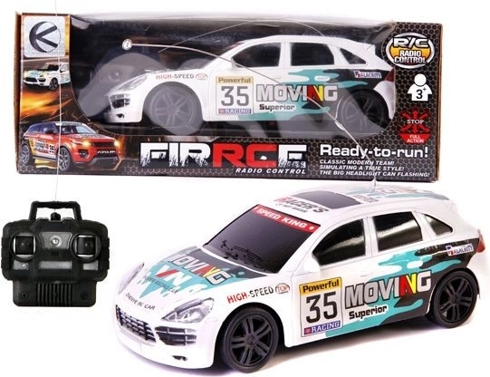Colorful sporty RC car - 1 piece