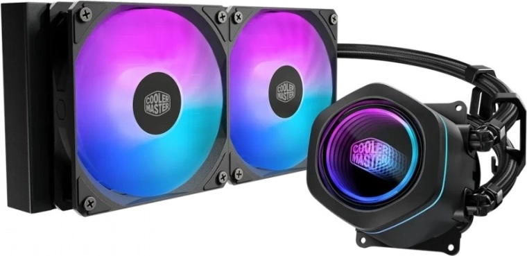 CPU ūdens dzesēšana MasterLiquid Core Nex 240 ARGB melna