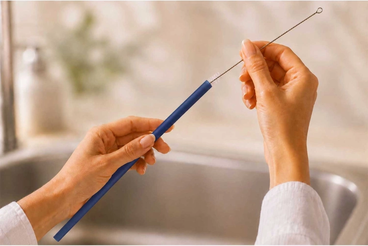 Free cleaning brush
