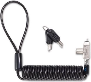 Klikšķināms klēpjdatora slēdzis Kensington ClickSafe 2.0 Portable N17 Slim ar atslēgu