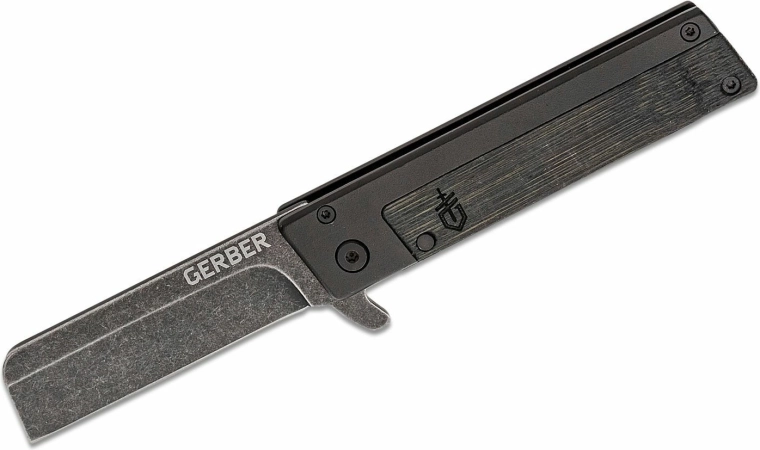 Gerber Quadrant – kabatas nazis no bambusa, melns, asmens 6,9 cm
