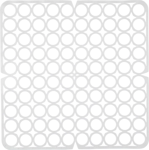 Elastic sink grid for basin 27.5 × 27.5 cm, white