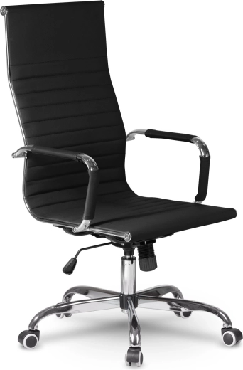 Ergonomiska augsta atzveltne ērtam atbalstam