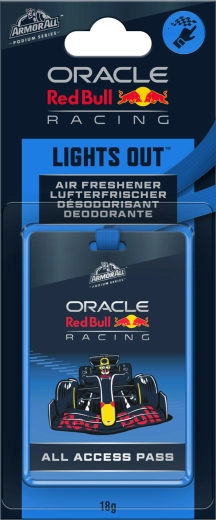 Hanging Car Air Freshener Armor All Oracle Red Bull Lights Out – All Access Pass with Lanyard