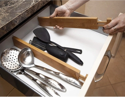 Order in the kitchen and in the wardrobe