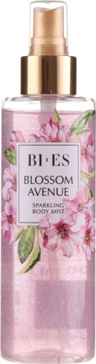 Mirdzošs ķermeņa sprejs ar spīdumiem BI-ES Blossom Avenue 200 ml
