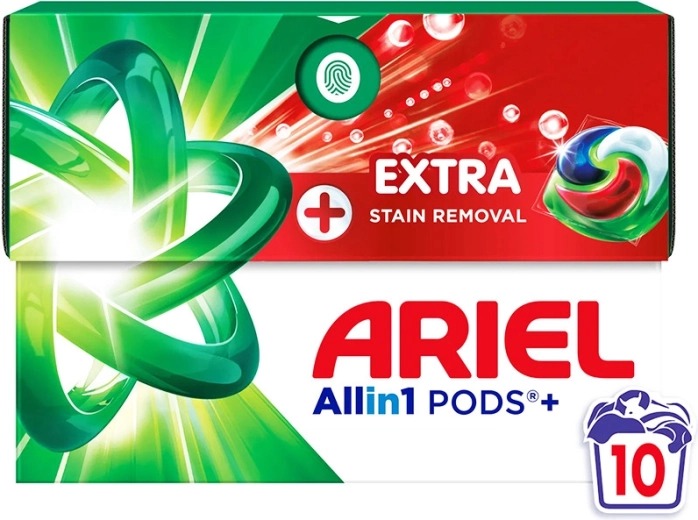 Ariel Extra veļas kapsulas 10 gab.