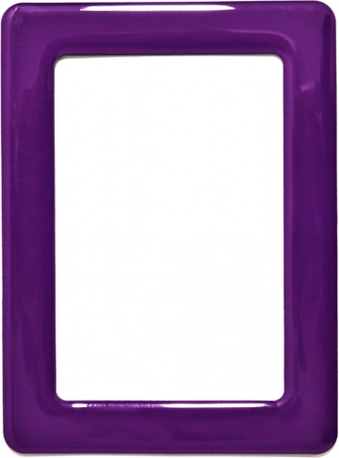 Magnetic self-adhesive frame size 13.0 x 8.1 cm - purple
