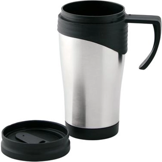 Nerūsējošā tērauda termokrūze ar plastmasas vāciņu TORO 400 ml