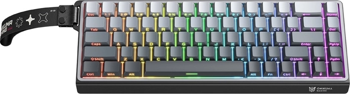 Onikuma G69 kompakta spēļu mehāniskā tastatūra, 68 taustiņi, RGB
