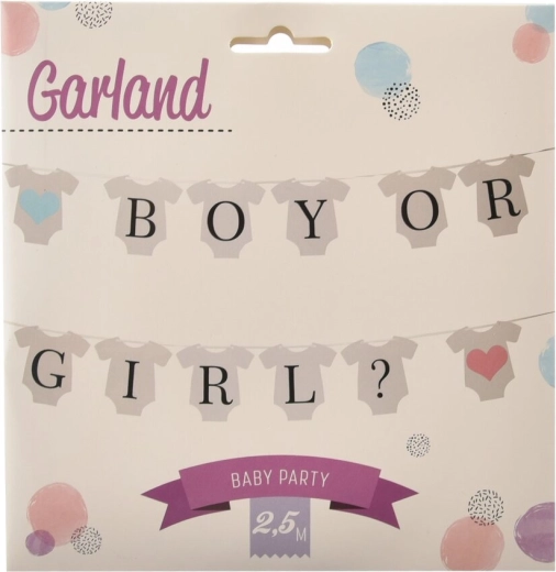 Papīra virtene Boy/Girl 2,5 m