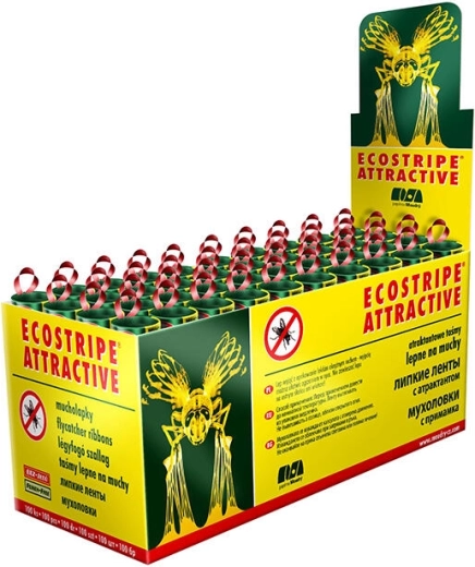 Mušu ķērājs ECOSTRIPE UNI – lipīga lente mušu ķeršanai