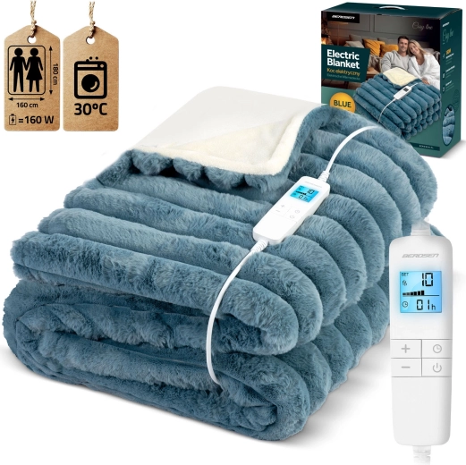 Berdsen Electric Plush Blanket 180 × 160 cm